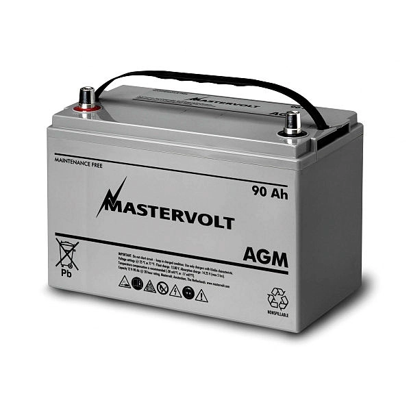 Mastervolt AGM 12/90Ah. Akumulator AGM. Idealnie uniwersalna bateria, doskonały upgrade dla mokrych baterii kwasowo-ołowiowych; taki sam wzrost mocy AGM 12/90 Ah jak w 180 Ah mokrej baterii kwasowo-ołowiowej. Napięcie 12V, pojemność 90Ah. Dystrybutor: www.sklep.eljacht.pl Cena: 1349,00 PLN - zdjęcie 5